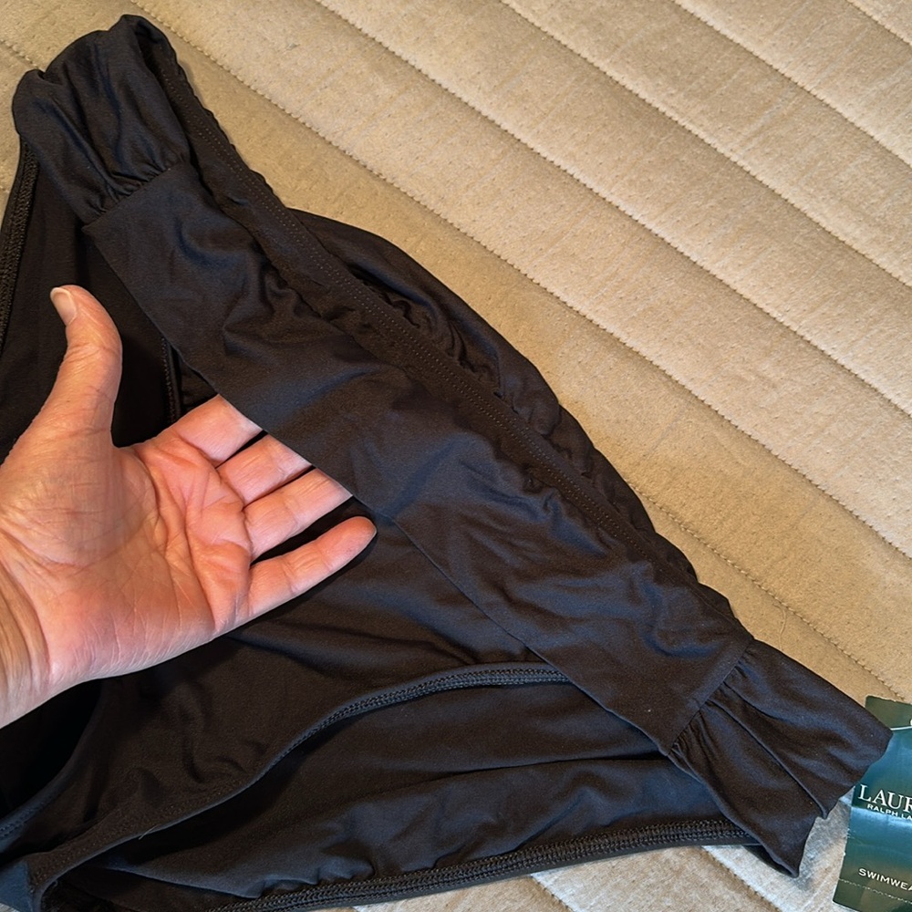 Ralph Lauren Classic Black Swimwear Bottom - Picture 8 of 11